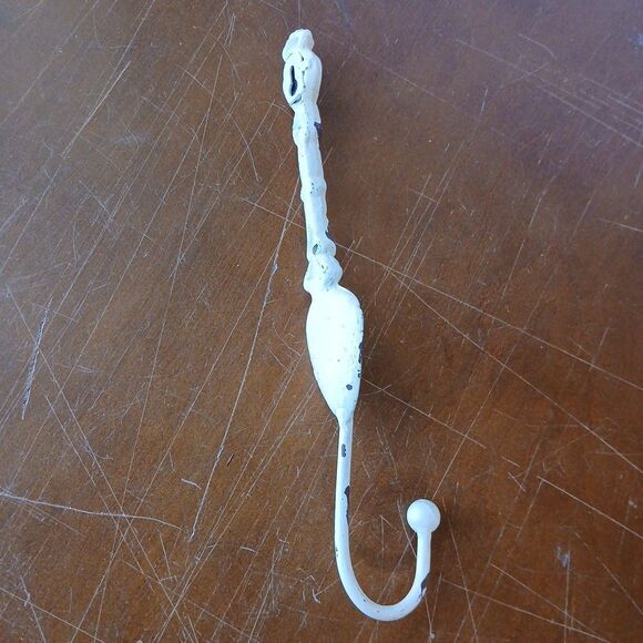 Antique Spoon Wall Hook, Victorian Farm House Organization Fixture Hobby Lobby - Picture 3 of 4